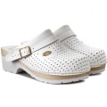 Scholl Clog SuperComfort klapki medyczne [białe] średnia szerokość, tęgość G