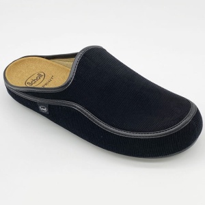 Męskie kapcie Scholl Brandy Med F29557, szerokie, tęgość K 