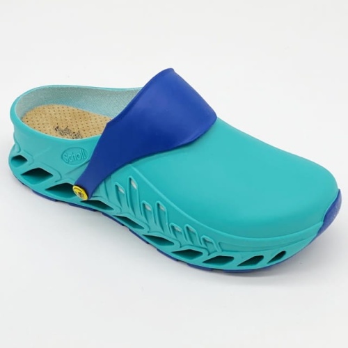 Scholl EVOFLEX F29378 2295 emerald, obuwie ESD, szerokie, tęgość J