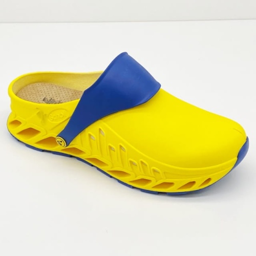 Scholl EVOFLEX F29378 22967 yellow, obuwie ESD