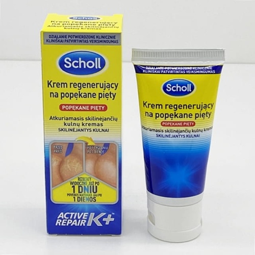 Scholl krem na pękające pięty Active Repair K+