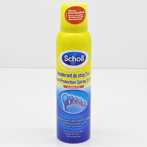 Scholl dezodorant do stóp 3 w 1, ochrona przeciwgrzybicza