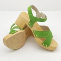 Drewniaki Scholl Iconic Pescura Cate Green, tęgość F