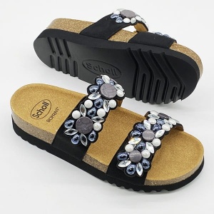 Sintra 2 Straps klapki SCHOLL F29858 czarne, TĘGOŚĆ F-G-H