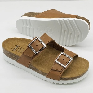 Klapki Scholl Filippa F293761175 cognac, tęgość F-G