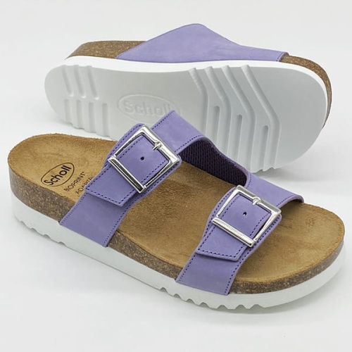 Scholl Filippa zdrowotne klapki F28035 lavender, tęgość F-G 