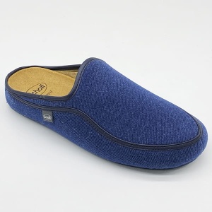 Kapcie Scholl Brandy Med F30853 1007 blue, szerokie, tęgość K