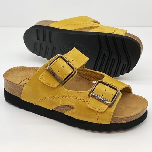 Zdrowotne kapki Scholl Moldava Wedge F23008 (żółty), E-F-G 