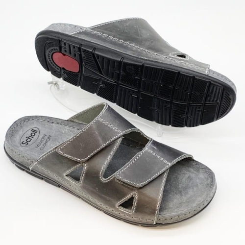 Klapki męskie Scholl Aberdeen F31291 1601 antracyt, tęgość G-H-J