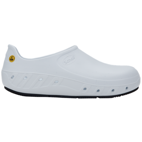 Medyczne wąskie półbuty Scholl Ultragrip Shoe F31946 1065 białe, (F)