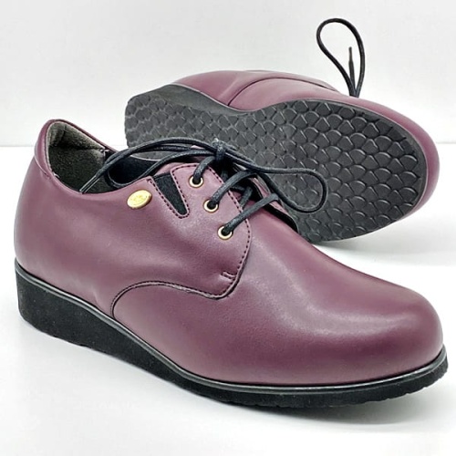 Scholl półbuty na haluksy Fiona F31880 (bordowe) tęgość H