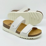 Skórzane klapki Scholl Lusaka 2.0 F31484 (white) tęgość E-F-G