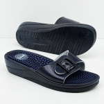 Fakirki Scholl klapki New Massage (granatowe) F200541040 (F-G-H)