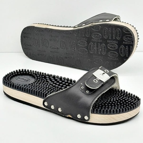 Fakirki Scholl Pescura Flat Massage C30676  (black) tęgość F-G 