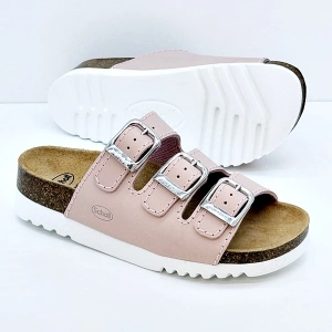 Klapki Scholl Rio Wedge MF26454 2164 antique pink, tęgość E-F-G