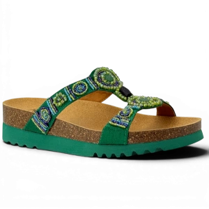 Klapki damskie Scholl New Bogota MF26607 3906 (emerald) G