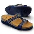 Klapki Scholl New Bogota F26607 3904 (dk blue) tęgość G