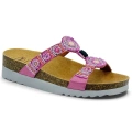 Klapki Scholl New Bogota F26607 1468 fuchsia silver, tęgość G
