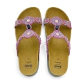 Klapki Scholl New Bogota F26607 1468 fuchsia silver, tęgość G