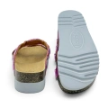 Klapki Scholl New Bogota F26607 1468 fuchsia silver, tęgość G
