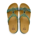 Klapki Scholl New Bogota MF26607 3906 emerald, tęgość G
