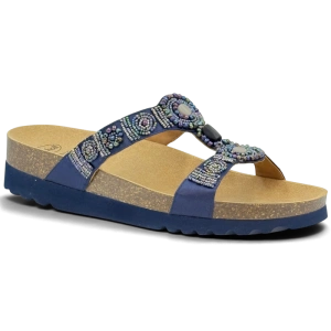 Klapki Scholl New Bogota F26607 3904 (dk blue) tęgość G