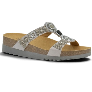 Klapki Scholl New Bogota F26607 1628 (silver) tęgość G
