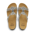 Klapki Scholl New Bogota F26607 1628 (silver) tęgość G