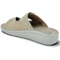 Klapki Scholla Antonia Elastic F00862 2329 light gold, Tęgość G-H