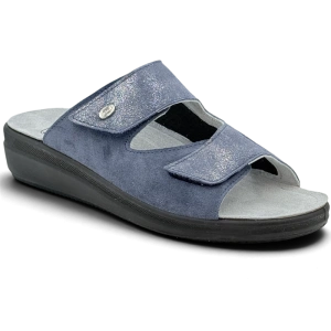 Klapki Scholl Antonia Elastic F00923 1007 blue, tęgość G-H