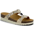 Klapki Scholl New Bogota F26607 3905 light gold, tęgość G (1)