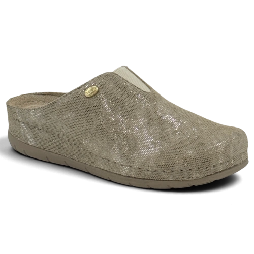 Pantofle Scholl Inverness F32515 1002 beige, tęgość G-H