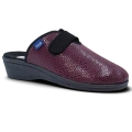 Scholl Elsa Strap F32533 1008 (bordo) klapki haluksowe, tęgość G 