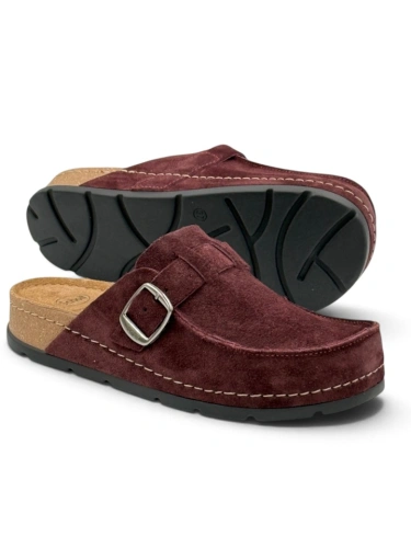 Klapki Scholl Bora Moccasin F31715 1014 cherry, tęgość H
