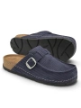 Klapki Scholl Bora Moccasin F01382 1040 navy blue, tęgość H 