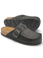 Klapki Scholl Bora Moccasin Man F32630 1004 black, tęgość H  