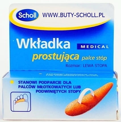 WKŁADKA PROSTUJĄCA PALCE STÓP (LEWA)