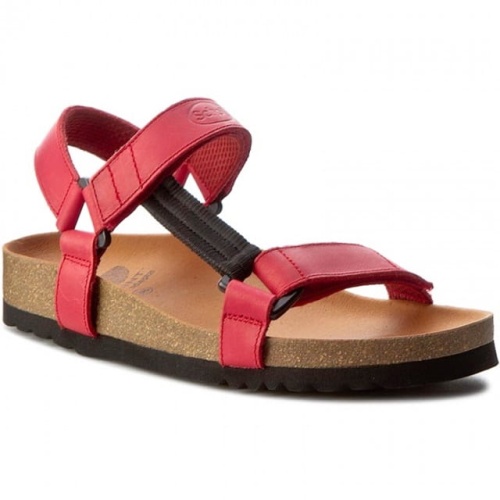 Zdrowotne sandały Heaven scholl [czerwone] tęgość E-F-G